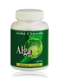 Tablety z české Chlorelly - Alga spring 200 tablet